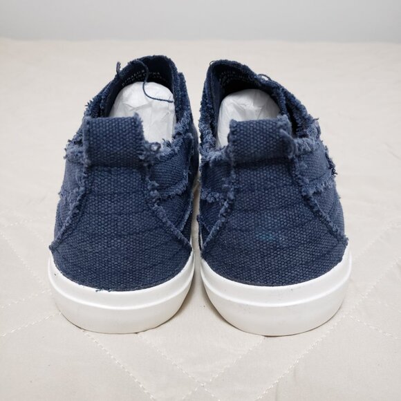 Corkys Babalu Canvas Laceless Slip-On Sneakers Navy Women's Size 8 NWT - Picture 3 of 10